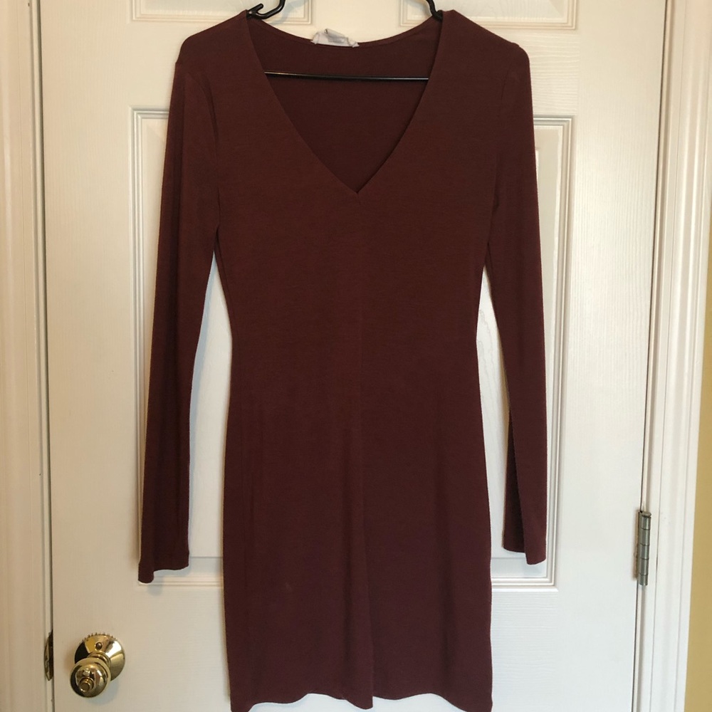 Maroon Dress